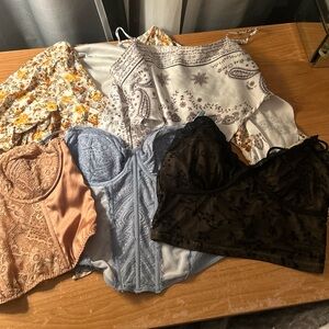 Assorted Lace and Floral Tops Bundle